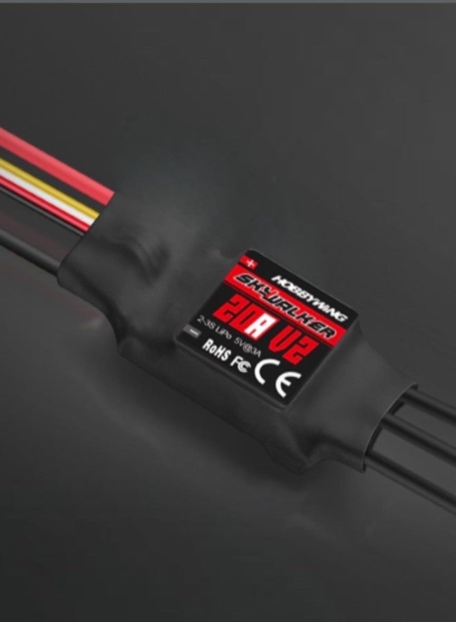 هوبي وينج وحدة التحكم الإلكترونية HOBBYWING Skywalker 20A V2 - Image 2